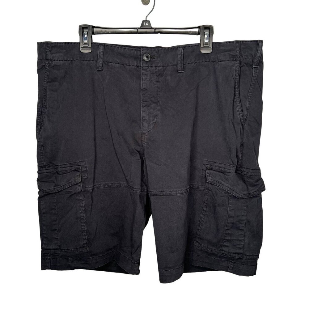 Express cargo shorts mens Stretch Classic To The Knee Black size 40